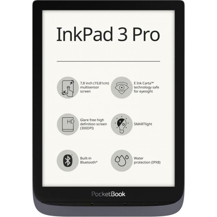 Електронна книга PocketBook InkPad3 Pro 740 Metallic Grey (PB740-3-J-CIS)