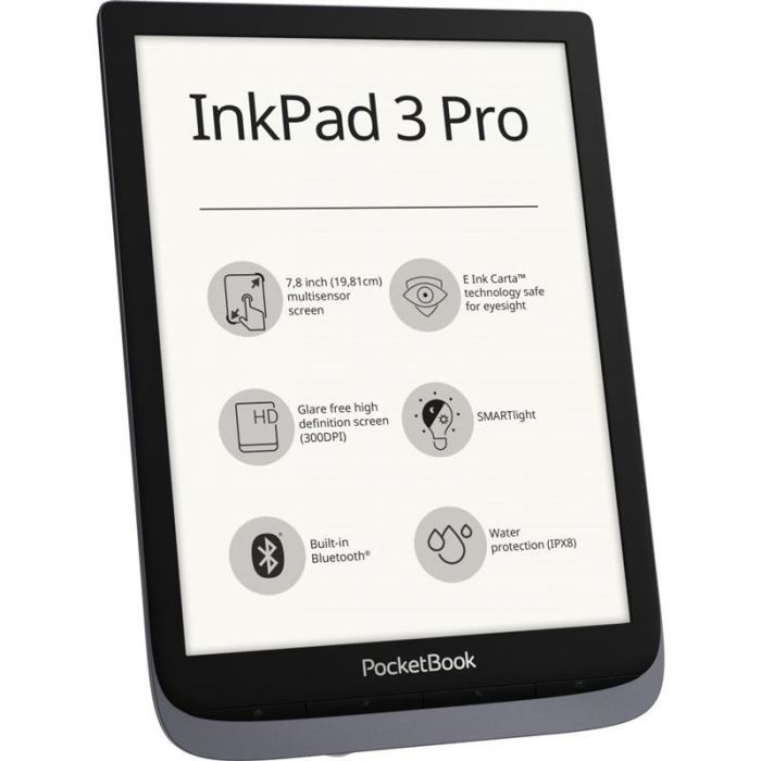 Електронна книга PocketBook InkPad3 Pro 740 Metallic Grey (PB740-3-J-CIS)