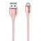 Кабель Belkin DuraTek Mixit USB2.0-MicroUSB, 1.2м Pink-Gold (F2CU051BT04-C00)