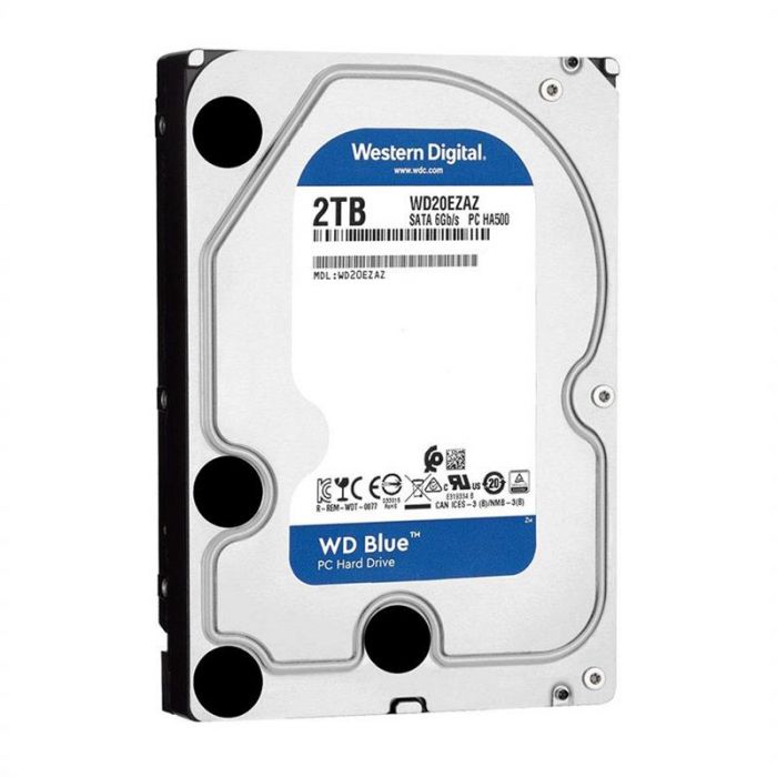 Накопичувач HDD SATA 2.0TB WD Blue 5400rpm 256MB (WD20EZAZ)