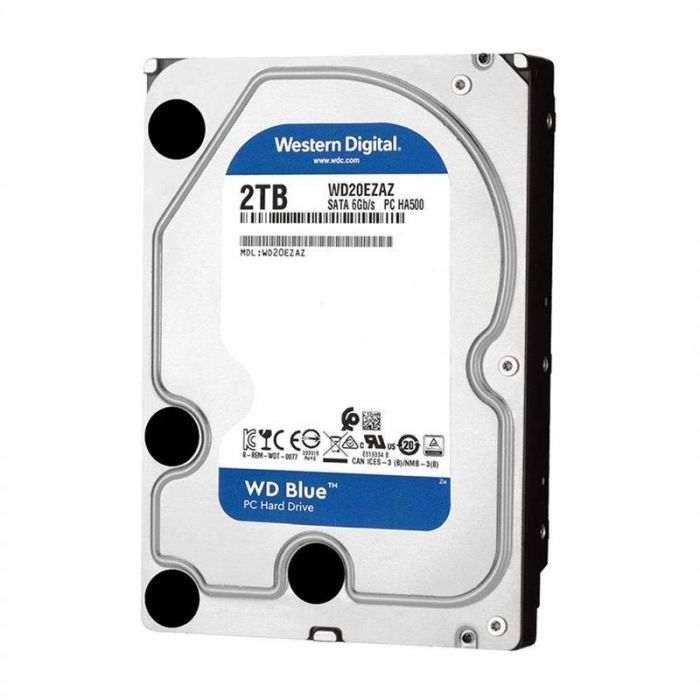 Накопичувач HDD SATA 2.0TB WD Blue 5400rpm 256MB (WD20EZAZ)