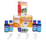 Комплект ПК WWM для EPSON Stylus C79/CX3900/9300F/TX200/419/T40W з унiверсальними чорнилами