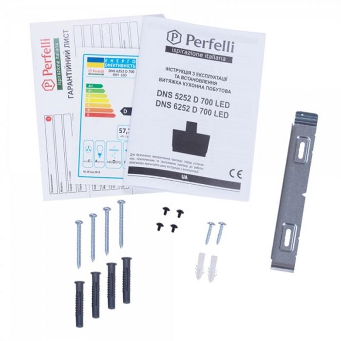 Витяжка Perfelli DNS 6252 D 700 WH LED