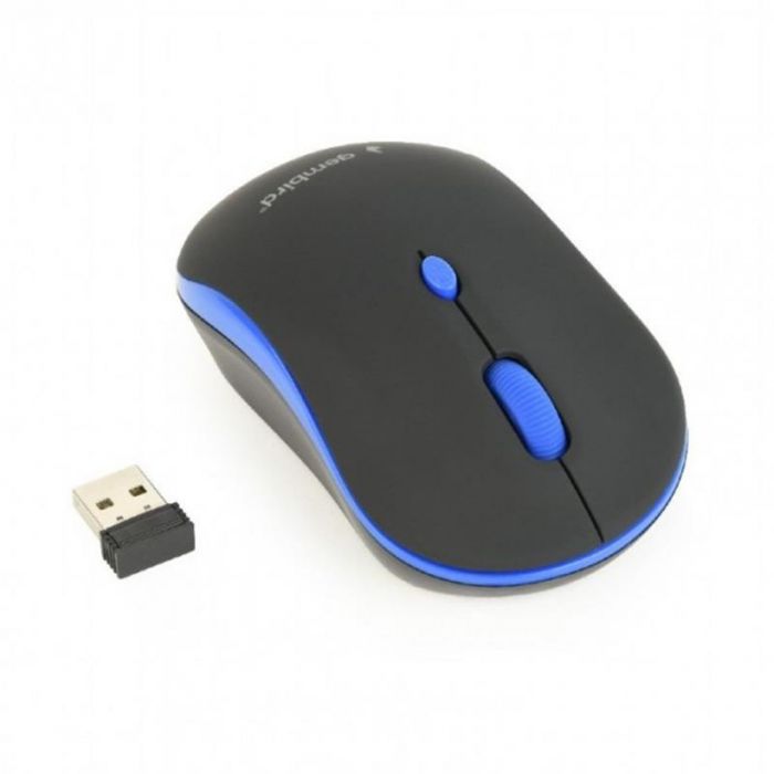Миша бездротова Gembird MUSW-4B-03-B Black/Blue USB