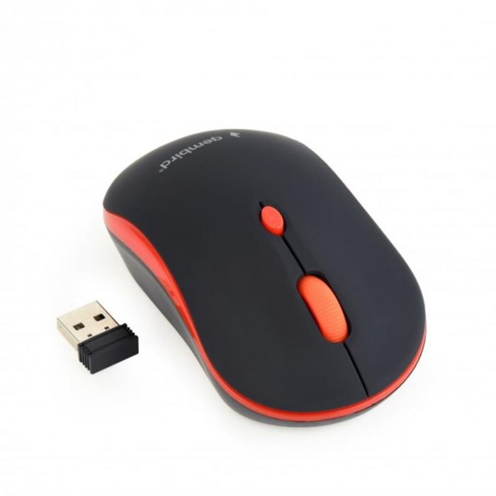 Миша бездротова Gembird MUSW-4B-03-R Black/Red USB