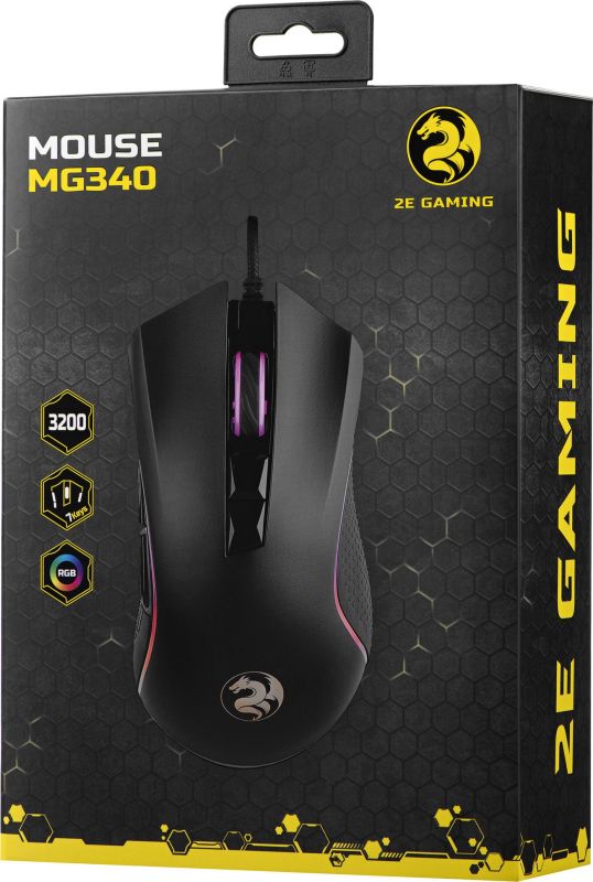 Мишка 2E Gaming MG340 Black (2E-MG340UB) USB
