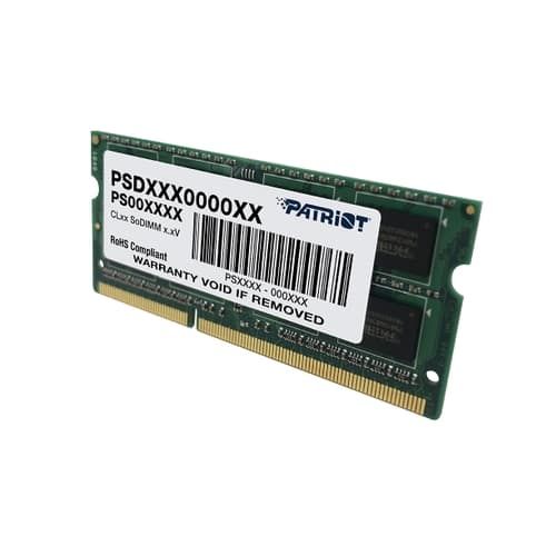 Модуль пам`яті SO-DIMM 8GB/1600 DDR3 1.5В Patriot Signature Line (PSD38G16002S)