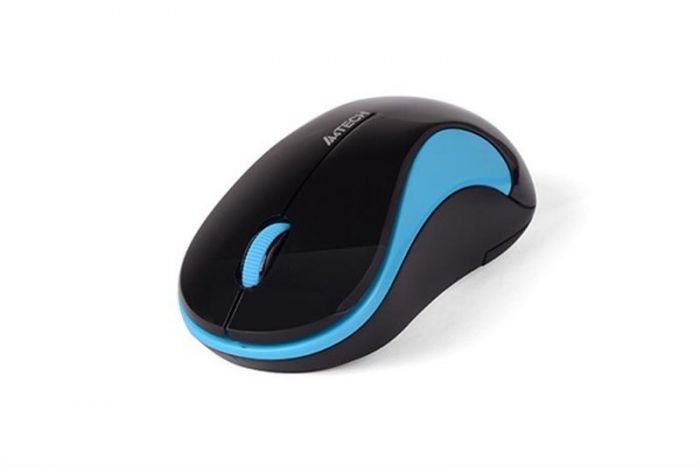 Мишка бездротова A4Tech G3-270N Black/Blue USB V-Track