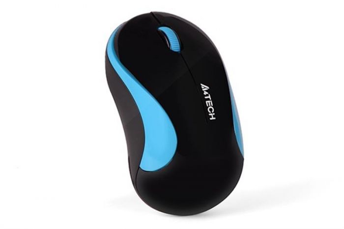 Мишка бездротова A4Tech G3-270N Black/Blue USB V-Track