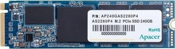 Накопичувач SSD  240GB Apacer AS2280P4 M.2 2280 PCIe 3.0 x4 3D TLC (AP240GAS2280P4-1)