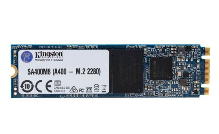 Накопичувач SSD  480GB M.2 SATA Kingston M.2 2280 SATA III TLC (SA400M8/480G)