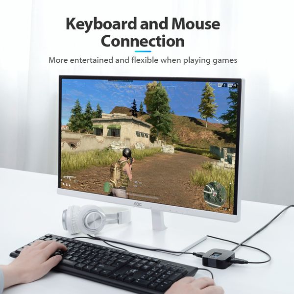 USB-хаб Vention CHBBD 4 ports