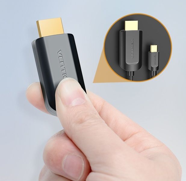 Адаптер-кабель Vention USB Type-C - HDMI (M/M), 2 м, Black (CGUBH)