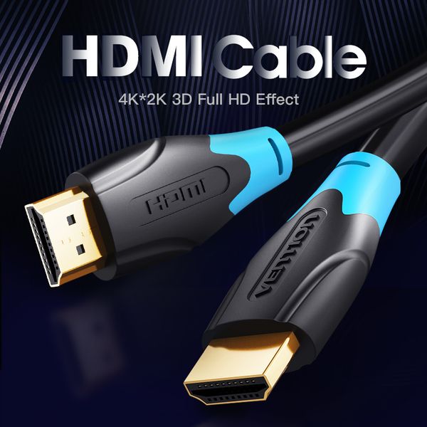 Кабель Vention HDMI-HDMI, 1.5 m, v2.0 (AACBG)