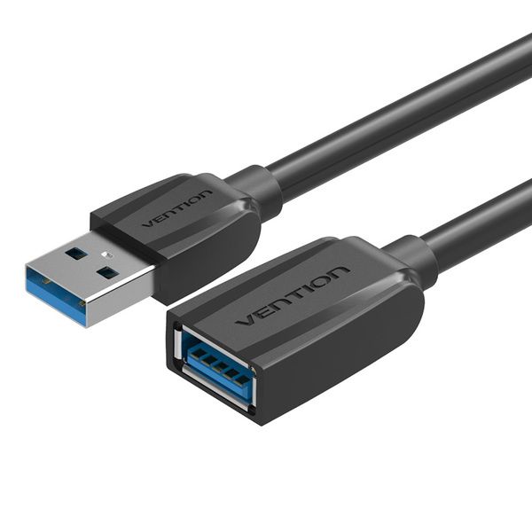 Кабель Vention OTG USB3.0 AF - USB3.0 AM, 3 m, Black (VAS-A45-B300)