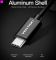 Адаптер USB Type C - 3.5 мм з блоком живленя, 0.1 m, Black (BGGBA)