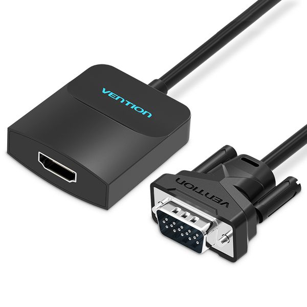 Адаптер Vention VGA-HDMI, 0.2 m, зі звуком і живленням (ACNBB)