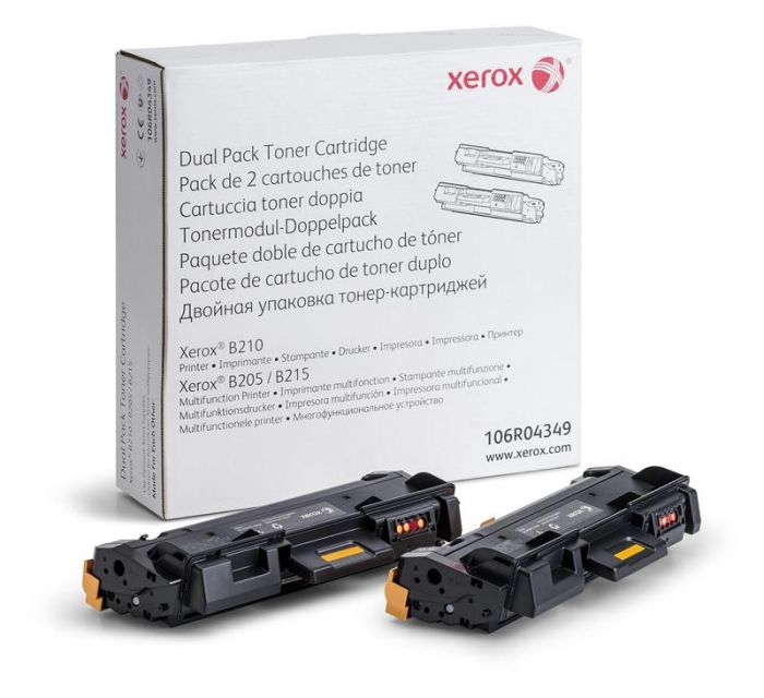 Картридж Xerox (106R04349) B205/B210/B215 Black Dual Pack