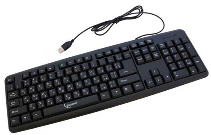 Клавіатура Gembird KB-U-103-UA Ukr Black USB