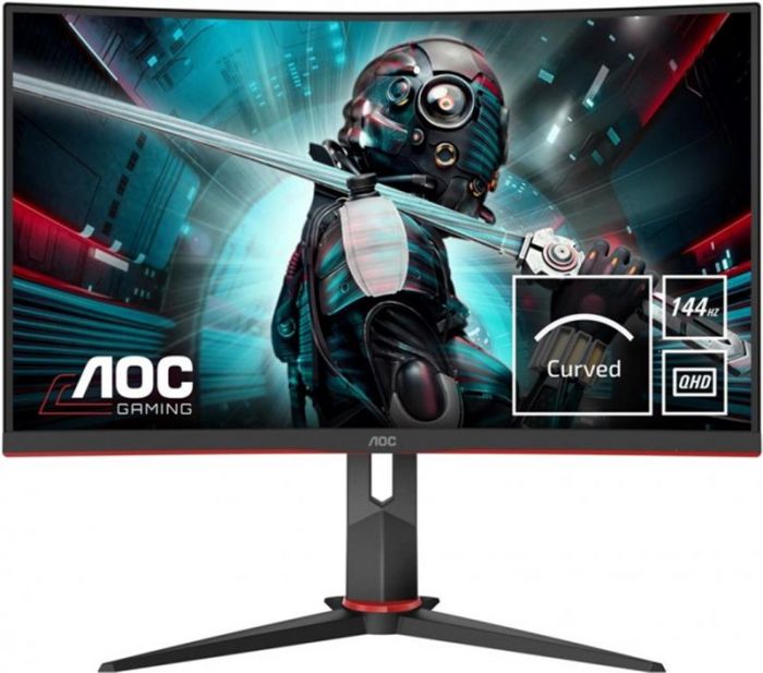 Монiтор AOC 27" CQ27G2U/BK VA Black Curved