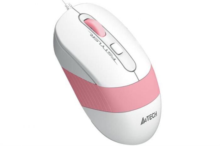 Мишка A4Tech FM10 White/Pink USB