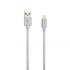 Кабель Canyon USB - Lightning 0.96м, White (CNS-MFIC3PW) в обплетеннi