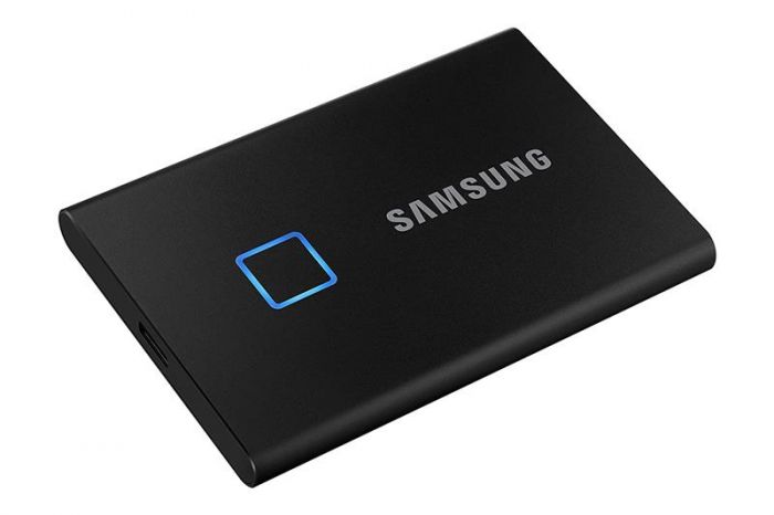 Накопичувач зовнішній SSD 2.5" USB 1.0TB Samsung T7 Touch Black (MU-PC1T0K/WW)