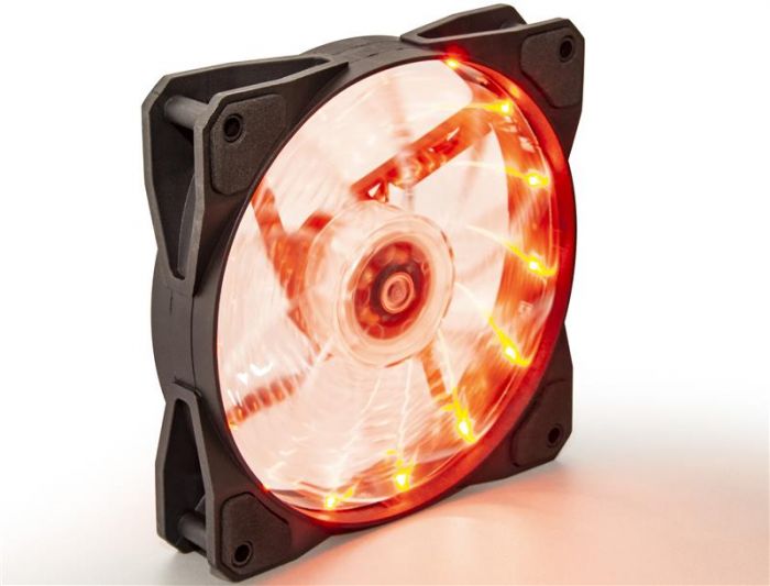 Вентилятор Frime Iris LED Fan 15LED Orange (FLF-HB120O15)