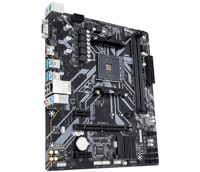 Материнська плата Gigabyte B450M H Socket AM4