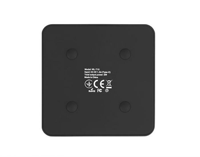 Бездротовий зарядний пристрій REAL-EL WL-710 1.5A 5W Black