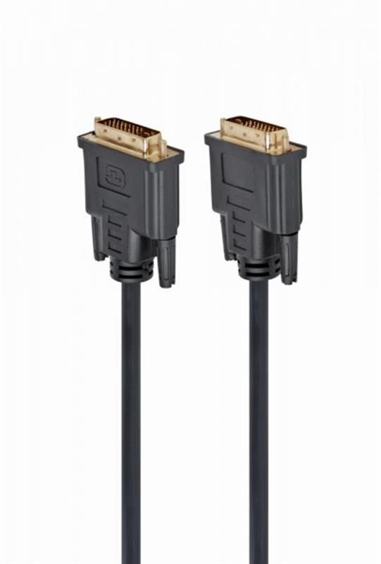 Кабель Cablexpert (CC-DVI2-BK-10) DVI-D-DVI-D Dual link, 3м, чорний