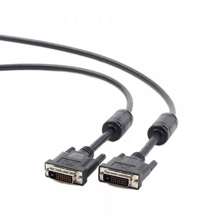 Кабель Cablexpert (CC-DVI2-BK-10) DVI-D-DVI-D Dual link, 3м, чорний