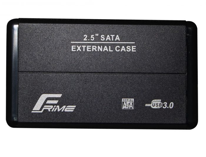 Зовнішня кишеня Frime SATA HDD/SSD 2.5", USB 3.0, Metal, Black (FHE20.25U30)