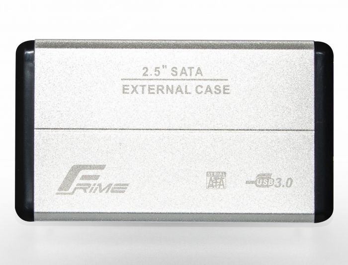 Зовнішня кишеня Frime SATA HDD/SSD 2.5", USB 3.0, Metal, Silver (FHE21.25U30)