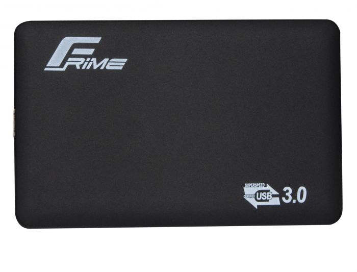 Зовнішня кишеня Frime SATA HDD/SSD 2.5", USB 3.0, Soft touch, Black (FHE30.25U30)