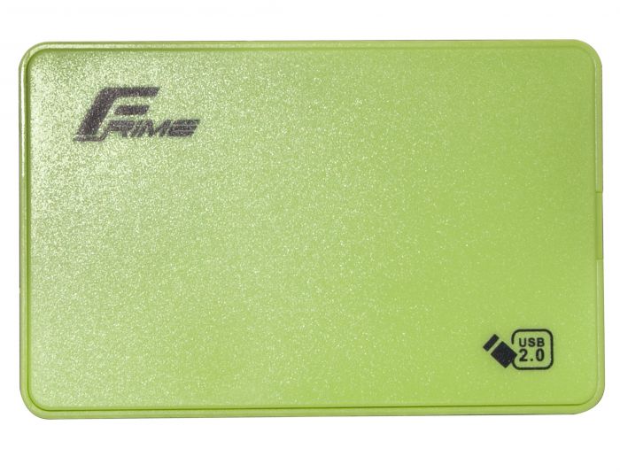 Зовнішня кишеня Frime SATA HDD/SSD 2.5", USB 2.0, Plastic, Green (FHE14.25U20)