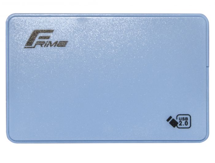 Зовнішня кишеня Frime SATA HDD/SSD 2.5", USB 2.0, Plastic, Blue (FHE13.25U20)