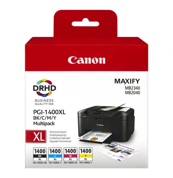 Картридж CANON (PGI-1400XL) Maxify MB2040/MB2340 C/M/Y/B (9185B004) MultiPack 