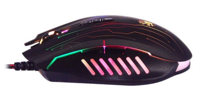 Мишка A4Tech Q81 Circuit Bloody Neon XGlide Black USB