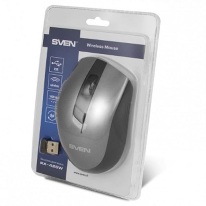 Мишка бездротова Sven RX-425W Gray USB