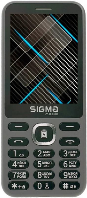 Мобiльний телефон Sigma mobile X-style 31 Power Dual Sim Grey
