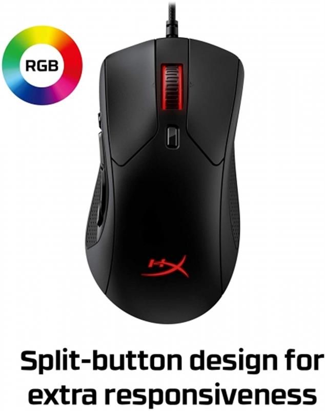 Мишка HyperX Pulsefire Raid Black (4P5Q3AA) USB