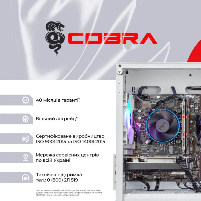 Персональний комп`ютер COBRA Advanced (I11F.8.S2.166T.A4474)