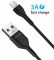 Кабель Grand-X USB-USB Type C, Cu, 3A, 1м, Fast Сharge, Black (PC-03B)