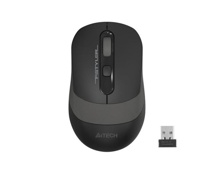 Мишка бездротова A4Tech FG10S Grey/Black USB