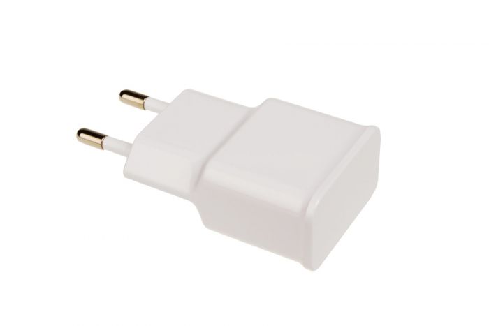 Мережевий зарядний пристрій Grand-X (1xUSB 1A) White (CH-765W)