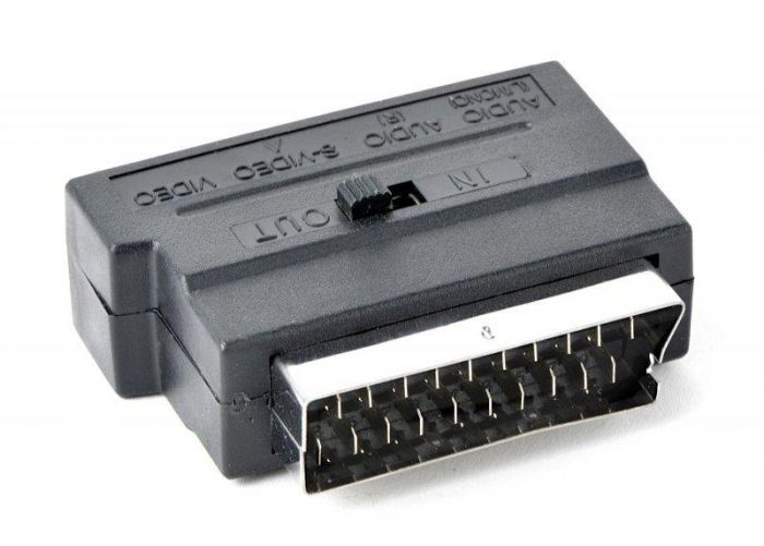 Адаптер Cablexpert (CCV-4415) SCART-S-Video/3xRCA, Black