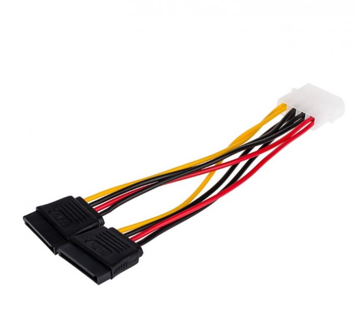 Кабель живлення Atcom (16148) Molex-2Sata, 0.2 м