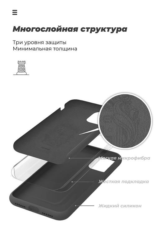 Чохол-накладка Armorstandart Icon для Samsung Galaxy A51 SM-A515 Black (ARM56337)