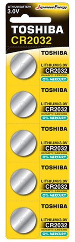 Батарейка Toshiba CR2032 BL 5шт